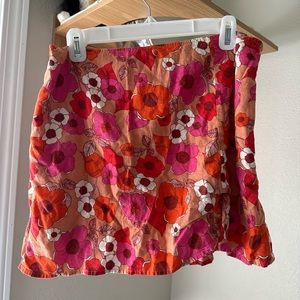 Urban Outfitters Floral Mini Skirt